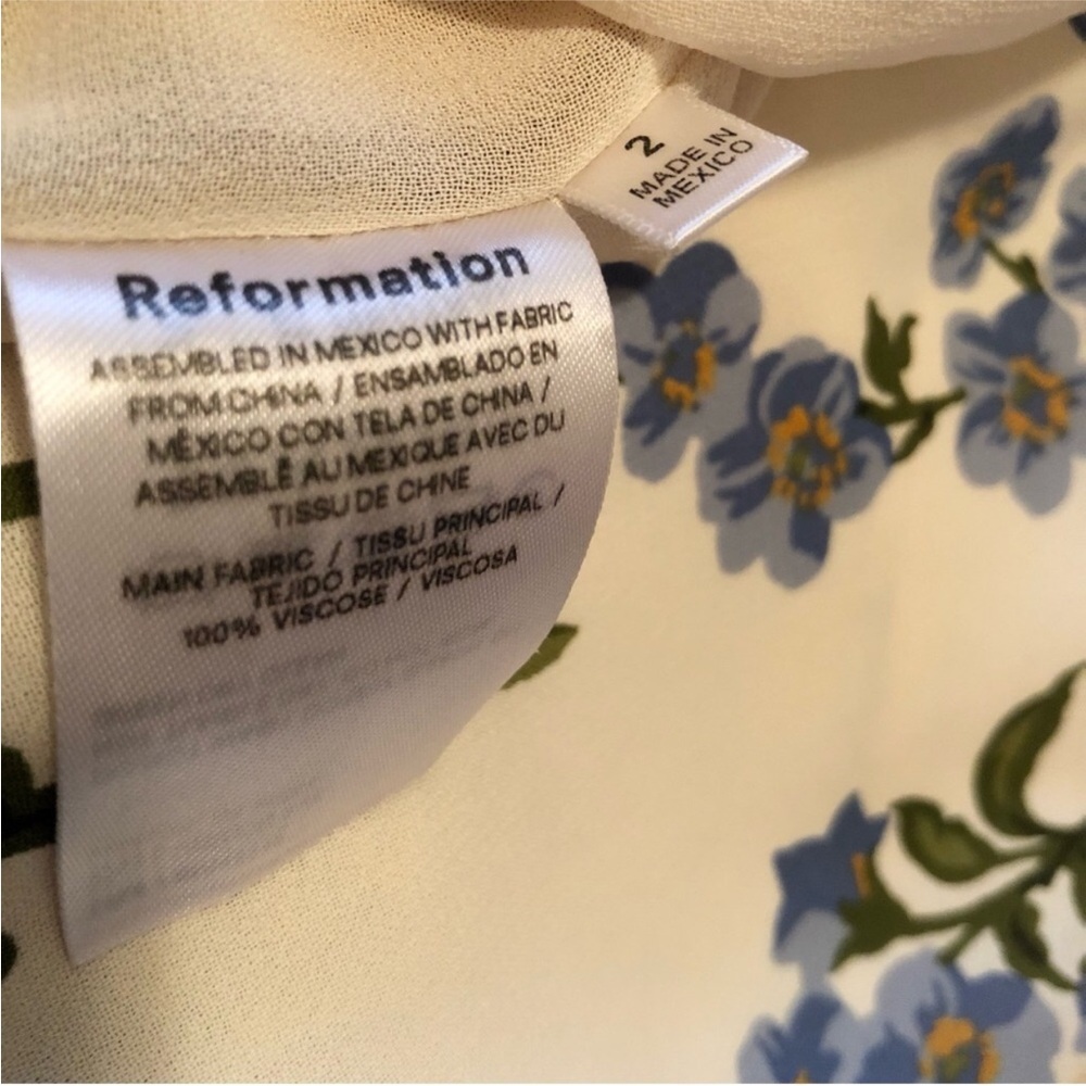 Reformation Juliette Floral Dress Formosa - Picture 8 of 8